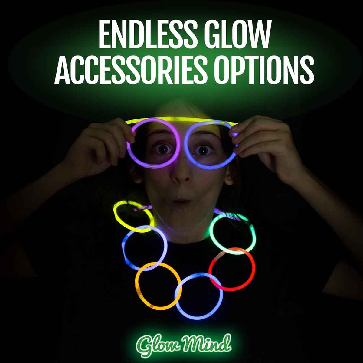 25 Pcs Glow Sticks - Glow In The Dark Fun Party Glowing Toys for Kids