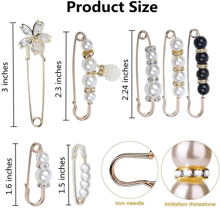 Pearl Brooch Pins