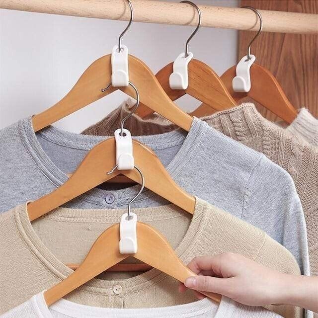 10Pcs Space-Saving Clothes Hanger Connector Hooks