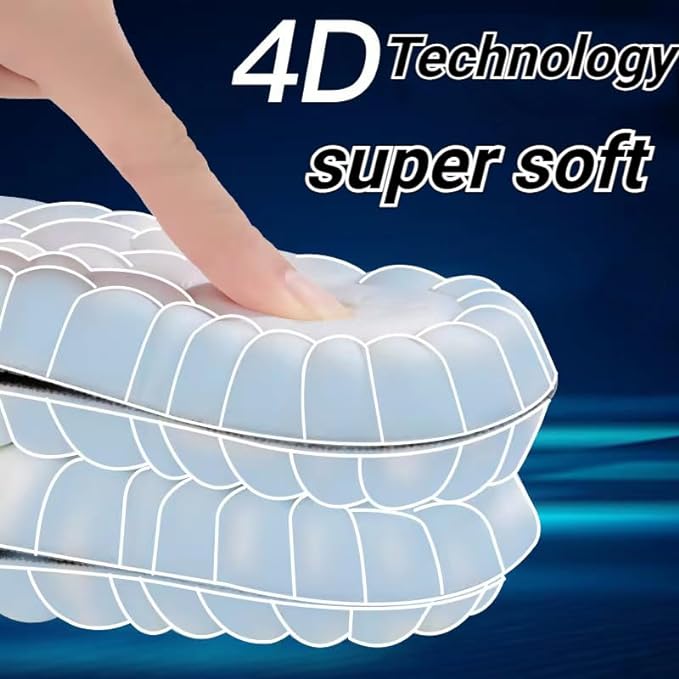 4d Insoles Massage Super Soft Sports Shoes