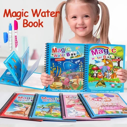 Magic Water Coloring Book