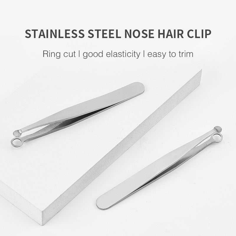 Stainless Steel Round Head Nose Hair Clippers