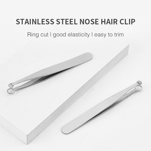 Stainless Steel Round Head Nose Hair Clippers