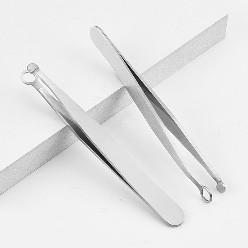 Stainless Steel Round Head Nose Hair Clippers