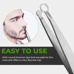 Stainless Steel Round Head Nose Hair Clippers