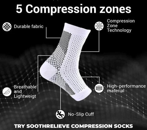 UNISEX ORTHOPEDIC NEURAL COMPRESSION SOCKS