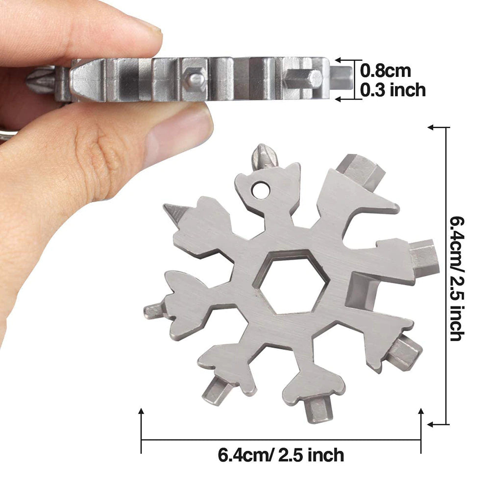 18 In 1 Snowflake Multi Tool