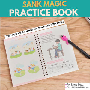 SANK MAGIC BOOK (4 BOOKS + 1 PEN + 1 GRIP + 10 REFILL)